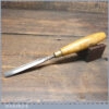 Vintage Robert Sorby Carpenter’s 3/8” Gouge Chisel - Sharpened Honed