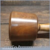 Handmade Wood Turned Reclaimed Old Lignum Vitae Mallet - Yew Handle