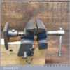 Unusual Vintage Vice Sash Clamp Head Mounted On Wood To Fit Bench Vice