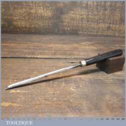 Vintage I. & H. Sorby Carpenter’s 1/4” Gouge Chisel Rosewood Handle - Sharpened Honed