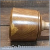 Handmade Wood Turned Reclaimed Old Lignum Vitae Mallet - Ash Handle