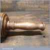 Handmade Wood Turned Reclaimed Old Lignum Vitae Mallet - Mahogany Handle