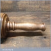 Handmade Wood Turned Reclaimed Old Lignum Vitae Mallet - Mahogany Handle