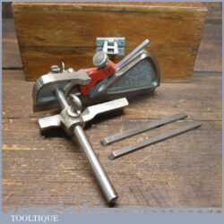 Vintage Boxed Marples M40 Plough Plane Complete - Fully Refurbished