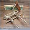 Vintage Stanley England No: 50 Combination Plough Plane - Fully Refurbished