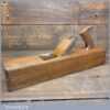 Antique W. Greenslade Bristol Carpenter’s 17” Beechwood Jack Plane - Lapped Flat