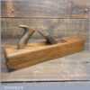 Antique W. Greenslade Bristol Carpenter’s 17” Beechwood Jack Plane - Lapped Flat