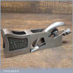 Vintage Record No: 311 Shoulder Bull Nose Chisel Plane 3 in 1 - Fully Refurbished