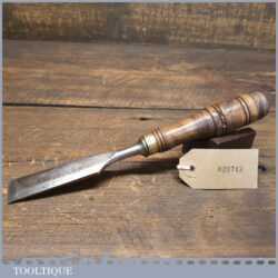 Vintage Wallins Of Sweden Carpenter’s 1” Bevel Edge Chisel - Sharpened Honed