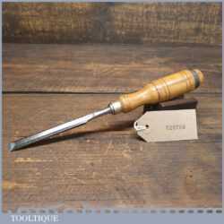 Vintage Wallins Of Sweden Carpenter’s 3/8" Bevel Edge Chisel - Sharpened Honed