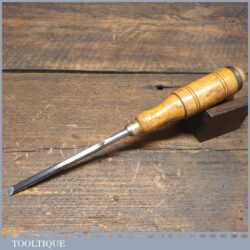 Vintage Wallins Of Sweden Carpenter’s 1/4" Bevel Edge Chisel - Sharpened Honed