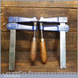 Pair Vintage Carpenters 8” Speed F Clamps - Refurbished Good Condition
