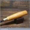 Vintage Henry Taylor Acorn 1 ½” Fishtail Straight Woodcarving Gouge Chisel