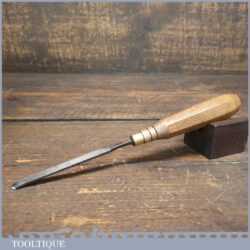 Vintage Ward & Payne Chisel Rounded Flat Woodcarving Chisel