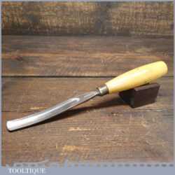 Vintage Ashley Isles 1” Curved Wood Carving Gouge Chisel - Refurbished Sharpened