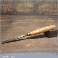 Vintage S.J. Addis W&P 3/8” Skewed Carving Chisel - Refurbished Sharpened