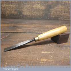 Vintage Herring Bros 5/8” Skewed Carving Chisel - Refurbished Sharpened