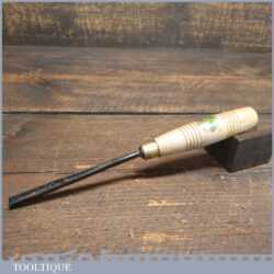 Vintage Henry Taylor 1/4” No: 39 straight Woodcarving V Parting Chisel - Refurbished