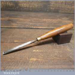 Vintage Ward & Payne 5/16” Straight Woodcarving Gouge Chisel - Fully Refurbished