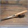 Vintage Herring Bros 1/2” No: 4 Straight Woodcarving Gouge Chisel - Fully Refurbished