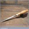 Vintage S.J. Addis W&P 3/8” No: 7 Straight Woodcarving Gouge Chisel - Refurbished