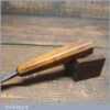 Vintage Herring Bros 1/2” Straight Woodcarving Rounded Gouge Chisel - Refurbished