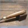 Vintage Ward & Payne 7/16” Straight Woodcarving Gouge Chisel - Refurbished Sharpened