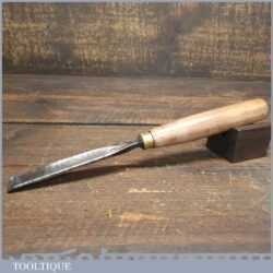Vintage W. Marples 5/8” Straight Woodcarving In-Cannel Gouge Chisel - Refurbished