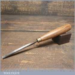 Vintage Mathieson 1/4” Straight Woodcarving In-Cannel Gouge Chisel - Refurbished