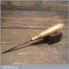 Vintage C. Hill 1/8” Straight Woodcarving Gouge Chisel - Sharpened Honed