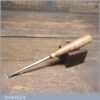 Vintage M & C Of London 1/4” Skewed Fishtail Chisel - Sharpened Honed
