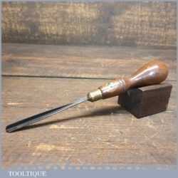 Vintage W. Marples 1/4” Straight Woodcarving V Parting Chisel - Sharpened Honed