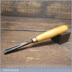 Vintage 3/8” Straight Woodcarving Gouge Chisel - Sharpened Honed