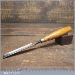 Vintage Robert Sorby 1/2” Straight Woodcarving In-Cannel Gouge Chisel - Refurbished