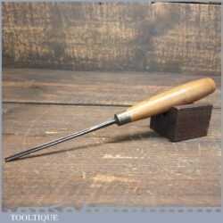 Vintage Herring Bros 3/32” Straight Woodcarving Veiner Gouge Chisel - Refurbished