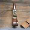 Vintage Pattern Maker’s Brass Bodied Hollowing Plane Mahogany Infill
