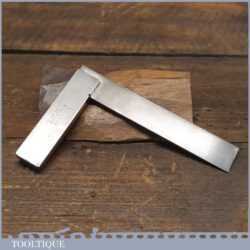 Vintage No: 400 Moore & Wright 4 ¼” Cast Steel Try Square - Good Condition