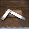 Vintage Moore & Wright 4 ¼” Cast Steel Try Square - Good Condition