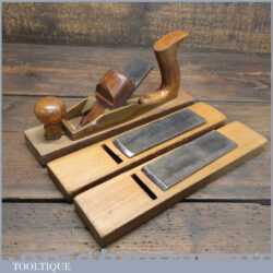 Vintage Pattern Maker’s Brass Hollowing Plane Beechwood Infill - Good Condition