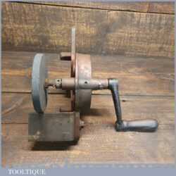 Vintage Portable Bench Grinding Wheel - Good Condition
