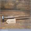 Unusual Shaped Vintage Round Faced Jewellers Hammer - Rustic Charm Handle
