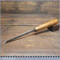 Vintage Mitchell Carpenter’s 3/16” Cast Steel Mortice Chisel - Sharpened Honed