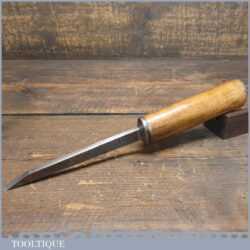 Vintage P Ross & Sons Carpenter’s 1/4” Cast Steel Mortice Chisel - Sharpened Honed