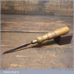 Vintage Wilkinson Carpenter’s Woodcarver’s 1/8” Sash Mortice Chisel - Sharpened Honed