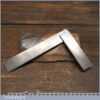 Vintage No: 400 Moore & Wright 4 ¼” Cast Steel Try Square - Good Condition