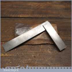 Vintage No: 400 Moore & Wright 4 ¼” Cast Steel Try Square - Good Condition