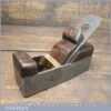 Rare Antique George Kerr C 1830 Block Plane Rosewood Infill Wedge & Gunmetal Lever Cap