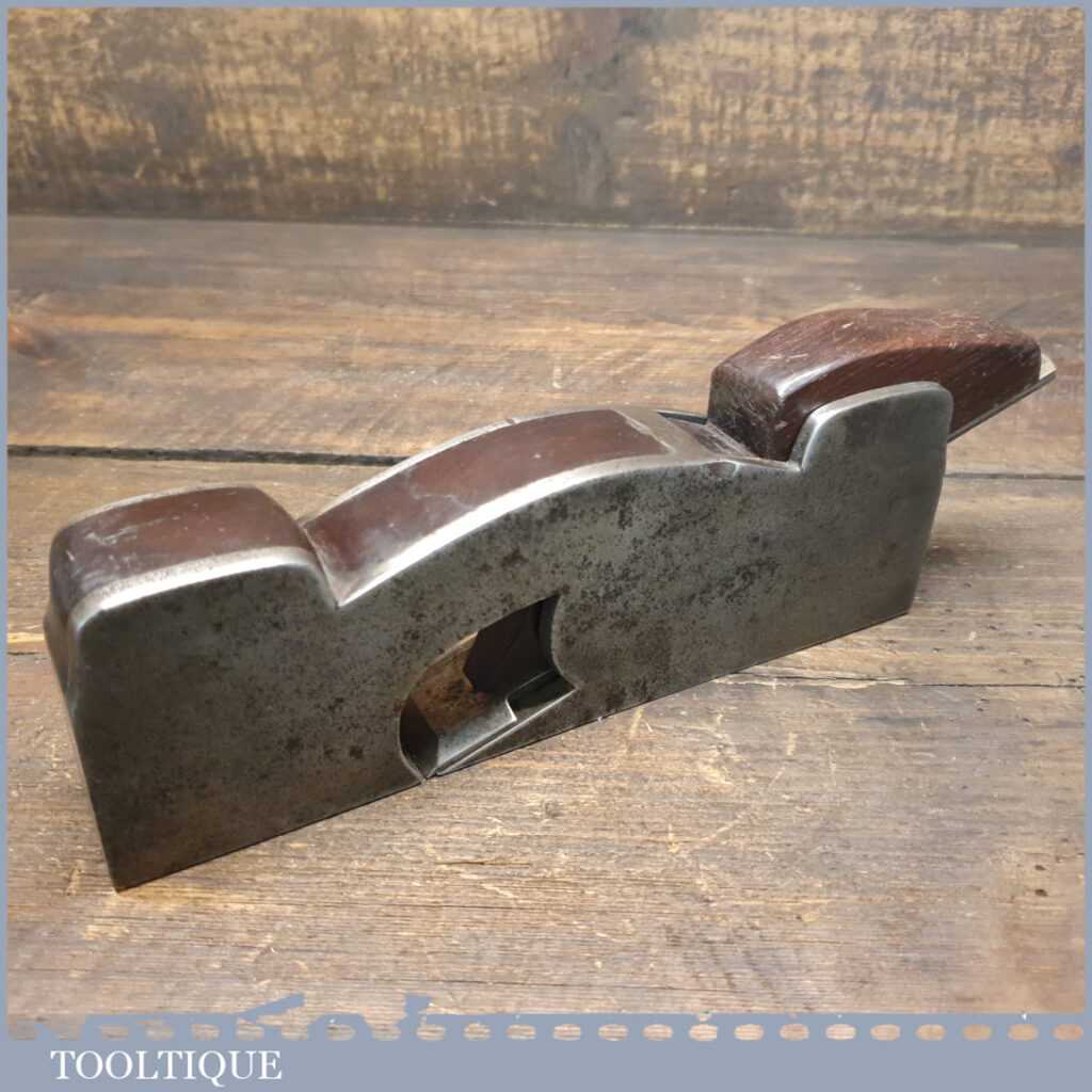 Rare Antique Edward Preston 1825-1889 Cast Steel Shoulder Plane - Rosewood Infill