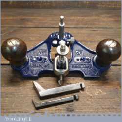 Vintage Record No: 071 Hand Router Plane Complete - Good Condition
