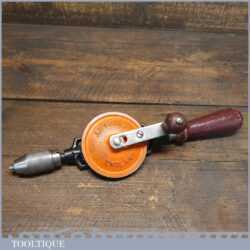 Vintage Stanley No: 805 Single Pinion Egg Beater Hand Drill - Good Condition